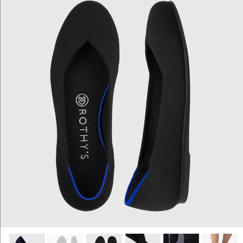 Rothy’s Black Flats